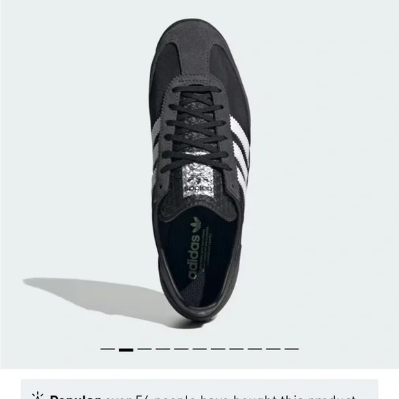 Adidas Black and White Sneakers - Picture 4 of 9